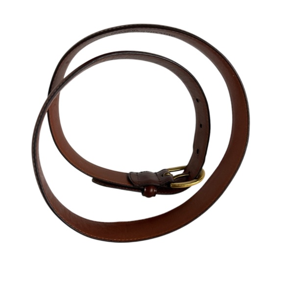 Vintage COACH 3921 Brown Polished Cowhide Leather Belt Size 34/85 Unisex Belt main image 4